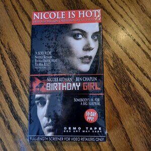 Nicole Kidman Birthday Girl New Sealed VHS Demo Tape Watermark